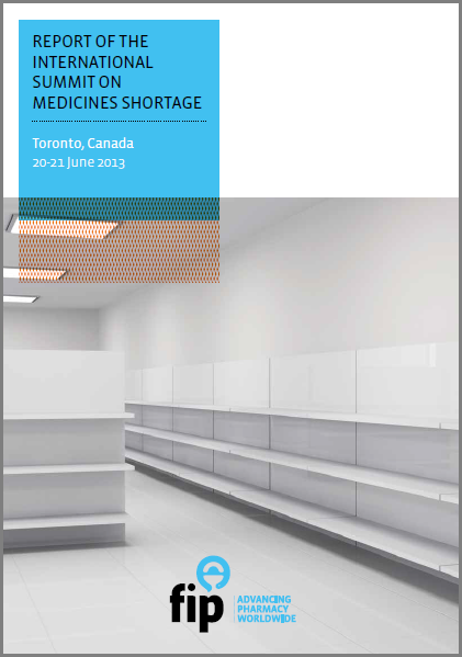 Cover of International Summit on Medicines Shortage